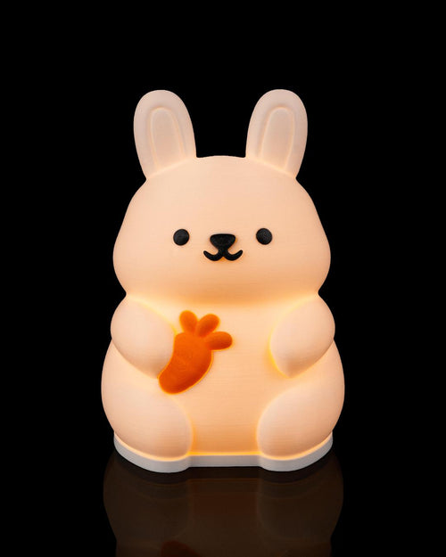 Bunny Night Light – Hasen Tischlampe mit Karotte