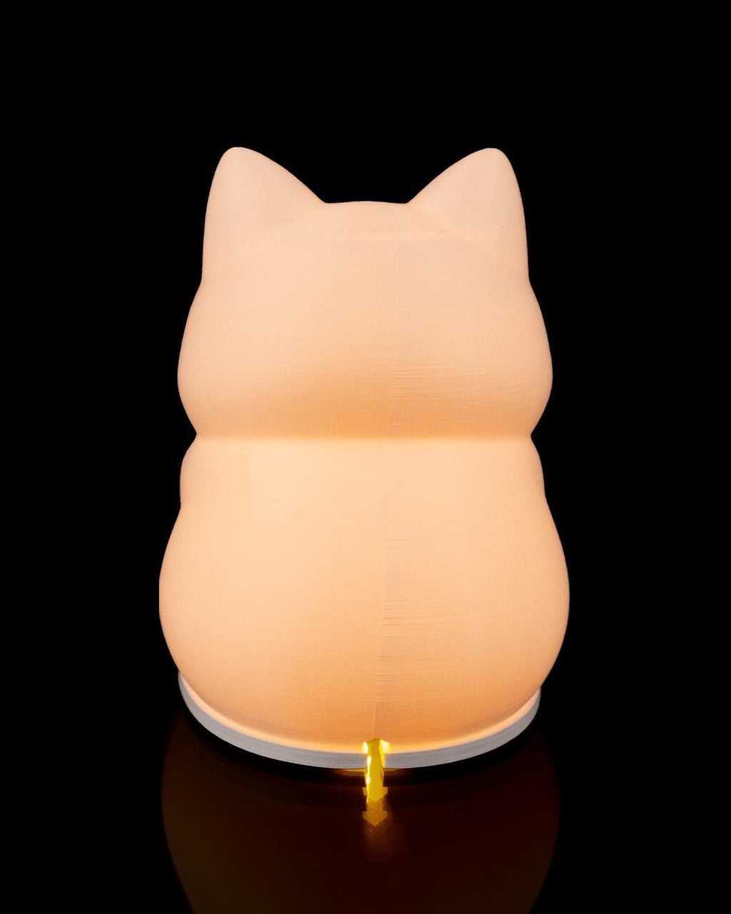 Cat Night Light – Katzen Tischlampe mit Fisch