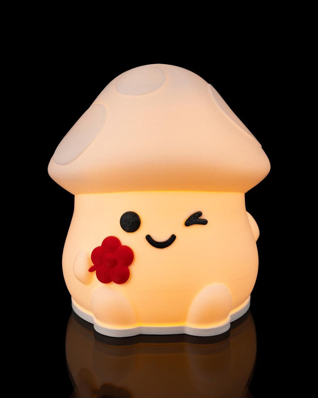 Mushroom Night Light – Pilz Tischlampe mit Blume