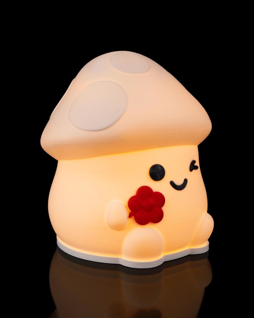Mushroom Night Light – Pilz Tischlampe mit Blume