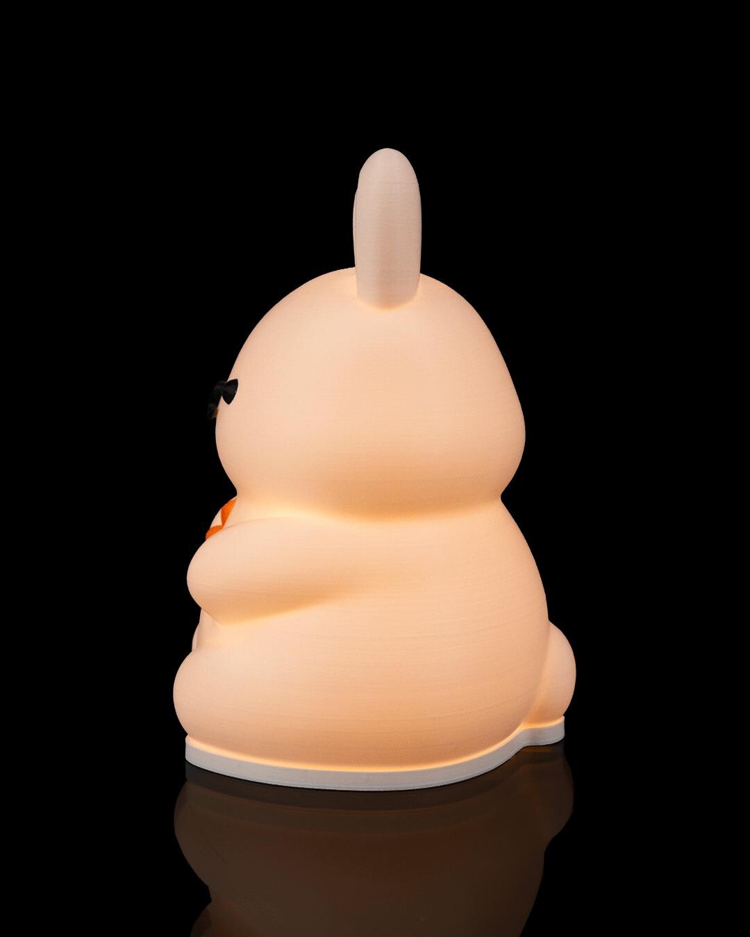 Bunny Night Light – Hasen Tischlampe mit Karotte