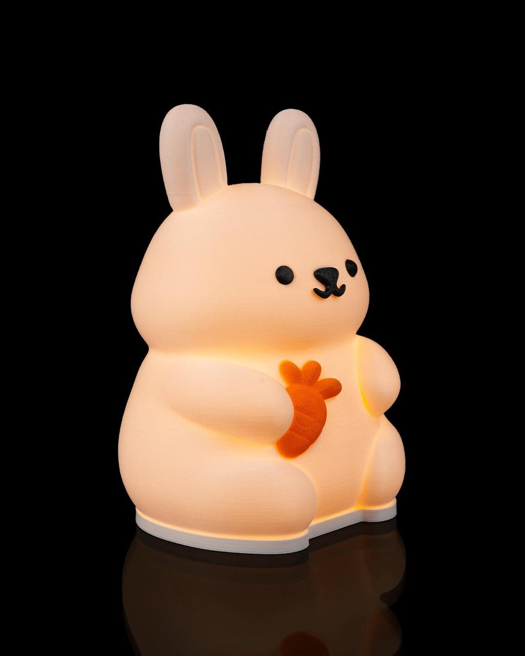 Bunny Night Light – Hasen Tischlampe mit Karotte