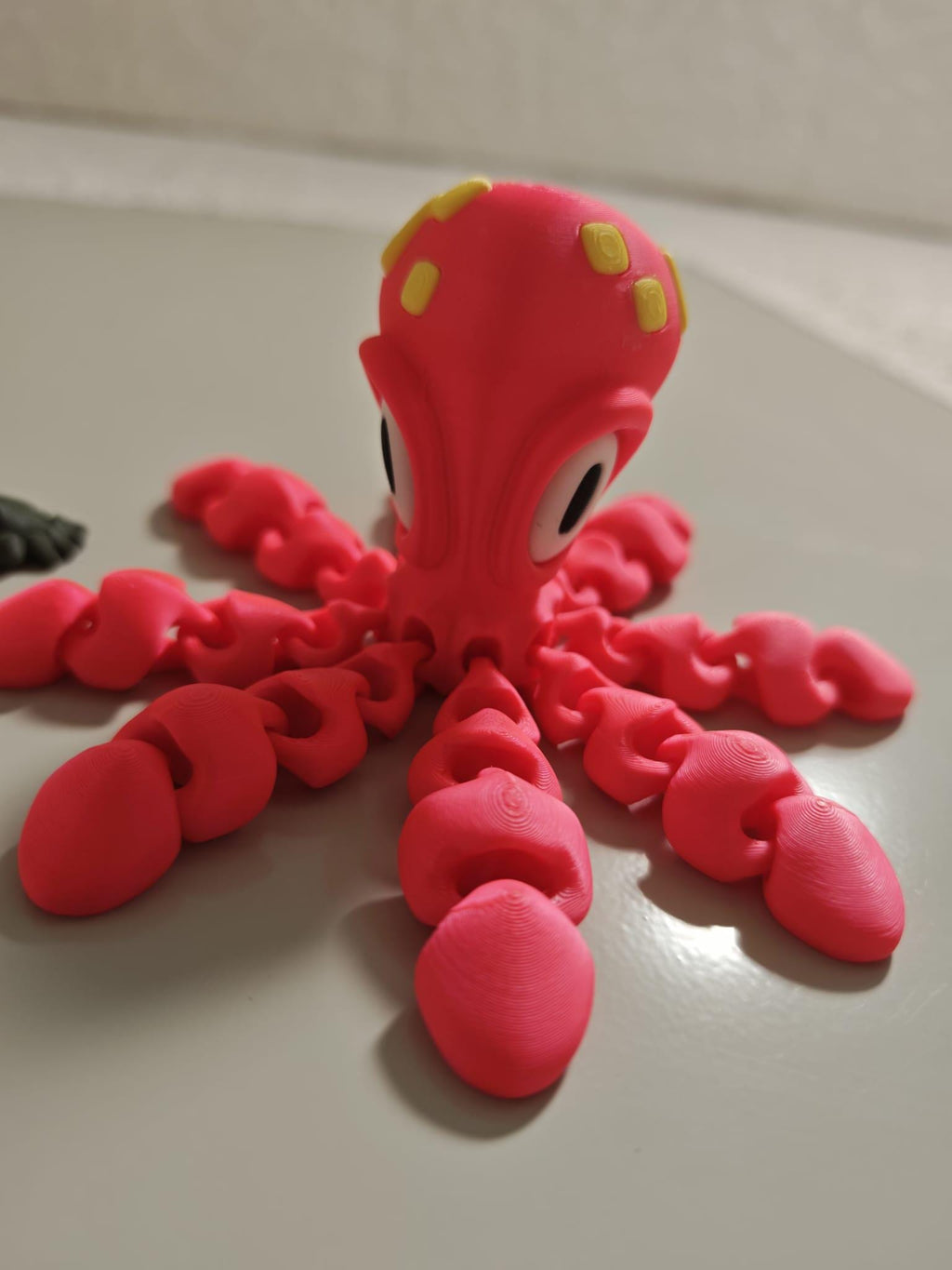 Flexi Oktopus Magnet – Bewegliche 3D-Druck Figur mit zwei Krebsen