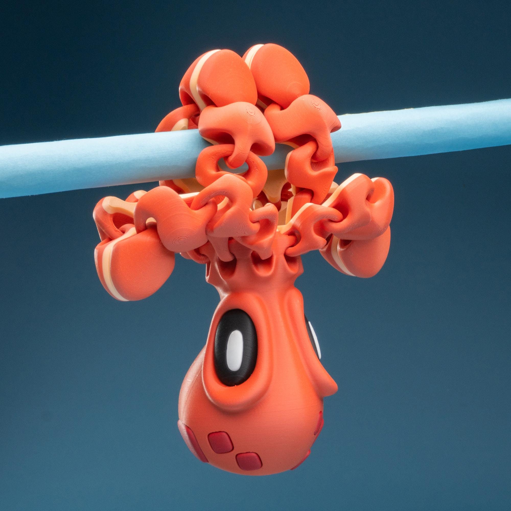 Flexi Oktopus Magnet – Bewegliche 3D-Druck Figur mit zwei Krebsen